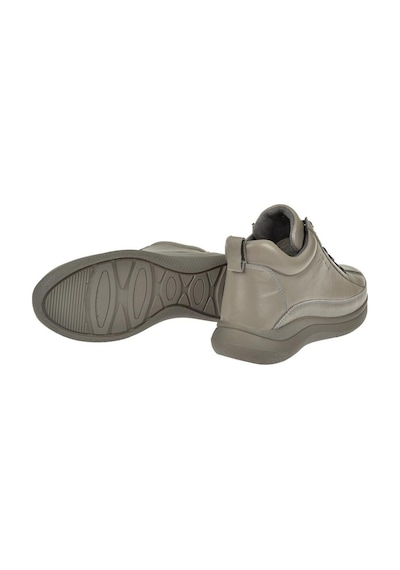 Forelli Hakiki Deri Comfort Kadın Bot For-neva Gri-gri Gri