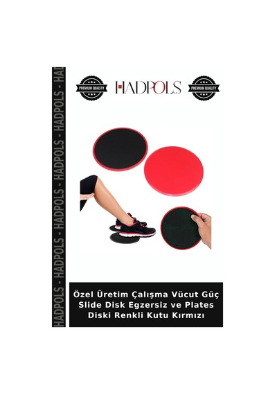 Özel Üretim Çalışma Vücut Güç Slide Disk Egzersiz Ve Plates Diski Renkli Kutu Kırmızı