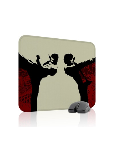 Yakuza Kaymaz Dikişli Kauçuk Oyuncu Mousepad V1 - 48x40 Xl Gaming Mouse Pad Fare Altlığı