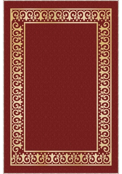 Bordo Klasik Motifli Protokol Yolluk Halı Özel Ölçülü Vh063n11