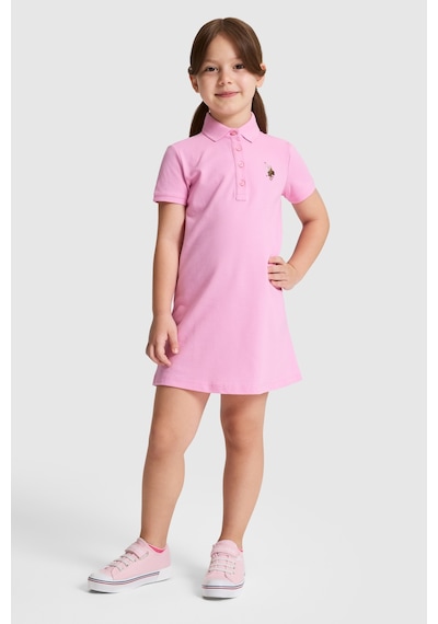 U.S. Polo Assn. U.s. Polo Assn. Kız Çocuk Pembe Elbise Örme 50325597-vr041