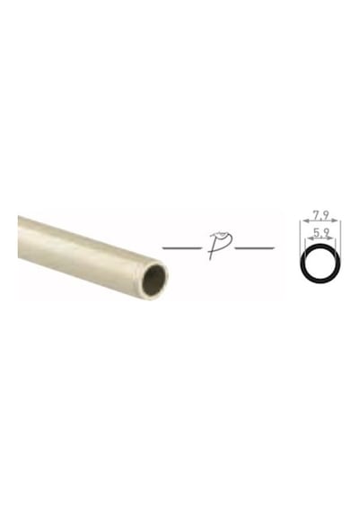 Katlamalı Perde Alüminyum Ara Profil Çubuk 6 8 Mm200 Cm