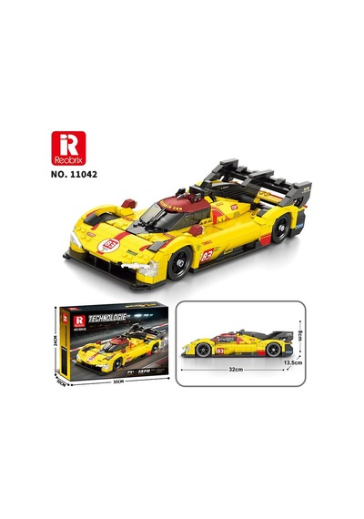 Reobrix Technic 11042 Ferrari 499p Araba Yaratıcı Yapı Blok Seti Building Blocks - 1370 Parça Reobrix Technic 11042 Ferrari 499p Araba Yaratıcı Yapı Blok Seti Building Blocks - 1370 Parça