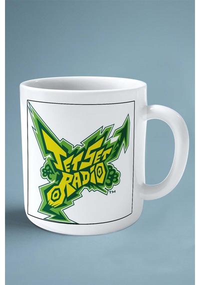 Jet Set Radio Oyun Baskılı Kupa Bardak Çift Taraflı Baskı Kişiye Özel Model 1 Çok Renkli