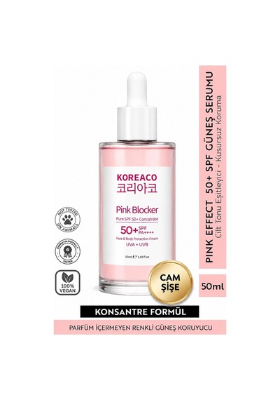 Blocker Pink %100 Spf 50+ Ton Eşitleyici Yüksek Uvb+uva Korumalı Güneş Sütü - 625970785