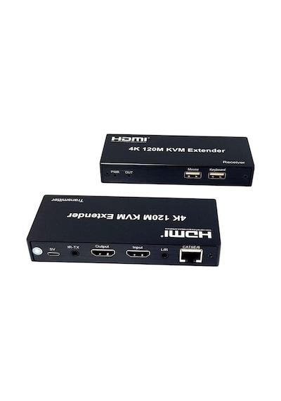 Novacom Nvc-kvm4k120m Cat6 120mt 2li Hdmı-usb-ır Extender