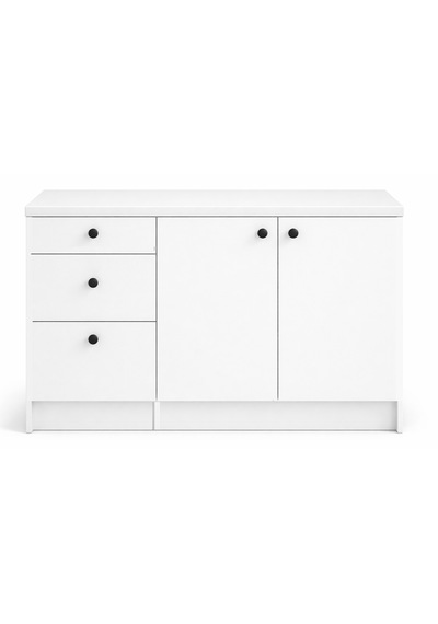 Roya Alt Modül-çok Amaçlı Dolap -130 Cm -2 Kapaklı-3 Çekmeceli-laminat Beyaz Tezgah Dahil Roya Alt Modül-çok Amaçlı Dolap -130 Cm -2 Kapaklı-3 Çekmeceli-laminat Beyaz Tezgah Dahil