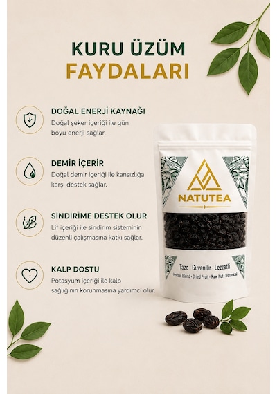 Natutea Kuru Üzüm 200 G Kuru Meyve 200 G