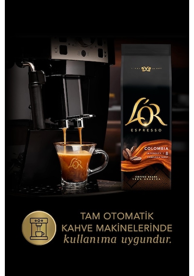 L'or Espresso Colombıa Çekirdek Kahve 500 G