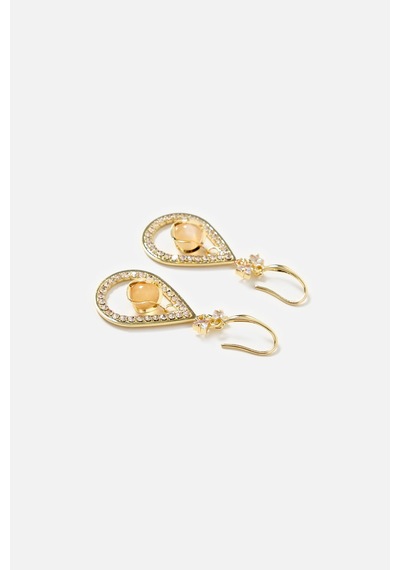 Damla Sallantı Küpe Gold