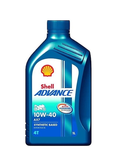 Shell Advance 4t Ax7 10W40 - 1 L Jaso Ma2-Apı Sm Motosiklet Motor Yağı 1 L