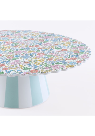 Meri Meri - Meri Meri X Liberty Garden Party Reusable Cake Stand - Meri Meri X Liberty Bahçe Partisi Tekrar Kullanılabilir Pasta Standı