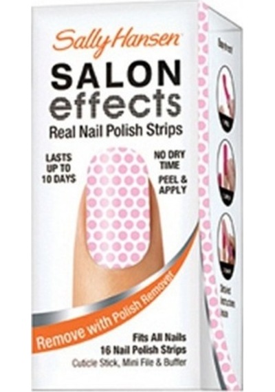 Sally Hansen Salon Effects Gerçek Ojeden Yapılan Desenli Oje Band Pink A Dot