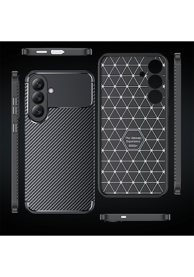 Samsung Uyumlu Galaxy S26 Kılıf Elde Kaymayan Kamera Korumalı Silikon Siyah