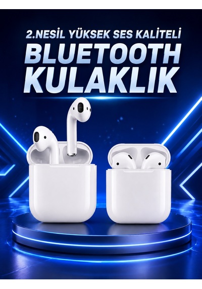 2 Nesil Yeni Model Yüksek Ses Kaliteli Bluetooth Kulaklık