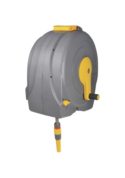 Hozelock 101620h Duvara Monte 30 M Hortumlu Hızlı Manuel Geri Sarmalı Hortum Toplama Makara Seti