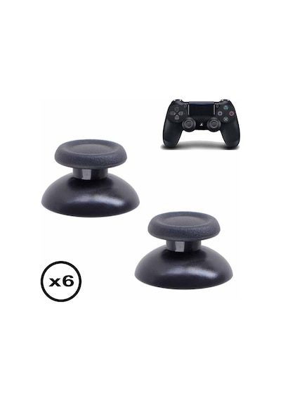 6 Adet Ps4 Analog Topuz Yedek Parça Ps4 Topuz Thumb Stick V1 V2 Tüm Ps4 Kollara Uyumlu