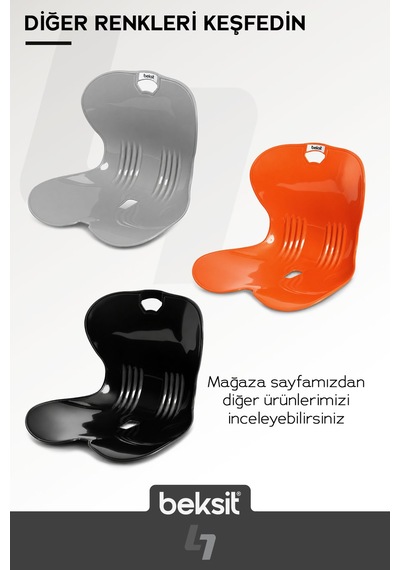 Ergonomik Bel Desteği Beyaz Beyaz Beyaz