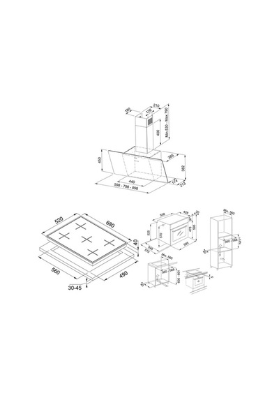 Franke FSL 82 H XS - FHNS 705 BK - FPJ 915 V BK A Siyah Ankastre Set