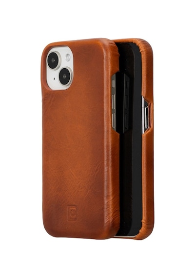 Bouletta Apple Uyumlu iPhone 15 Deri Arka Kapak F360 Rst2ef