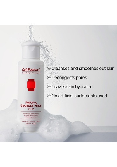 Cell Fusion C Papaya Granül Enzim Peeling Toz Temizleyici 50 Gr