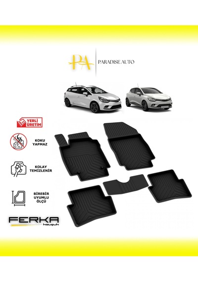 Renault Clio 4 Sw 2012-2019 4d Havuzlu Paspas