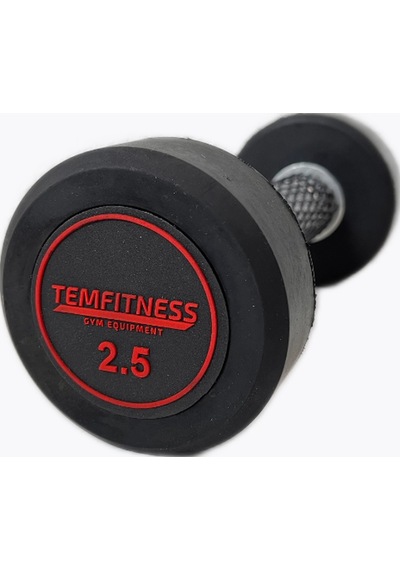 Temfitness Kauçuk Kaplı Olimpik Dambıl 2.5 KG