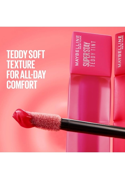 New York Super Stay Teddy Tint Uzun Süre Kalıcı Likit Mat Tint 35 July Forever Dudak Kalemi, Teddy Yumuşak Mat Bir Yüzey İle 12 Saate Kadar Dayanır Belirtilmemiş