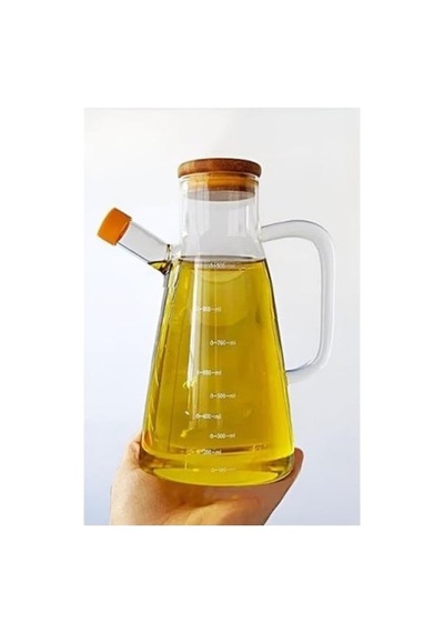 Askımo - Borosilikat Cam 900 Ml. Yağdanlık Muhtelif