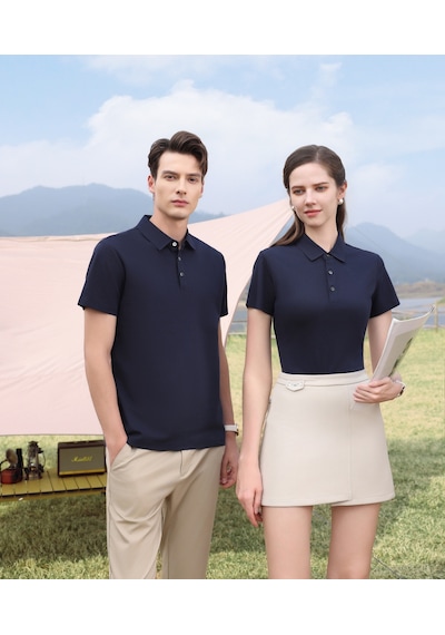 New Performance.arw50358.serintutan-antibakteriyel-yüksek Kalite.düğmeli Polo T.shirt Lacivert
