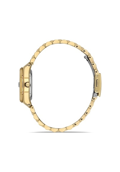 Ferro Quartz Çelik Altın Rengi 30 Mm Kadın Kol Saati
