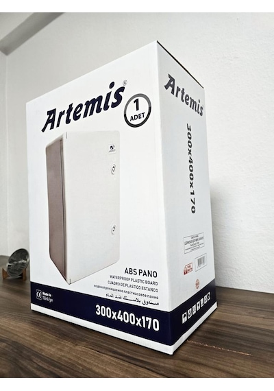 Artemis 30x40x17 Abs Plastik Elektrik Panosu Sigorta Kutusu Çift Kilitli Sağlam Ip65 Alev Almaz