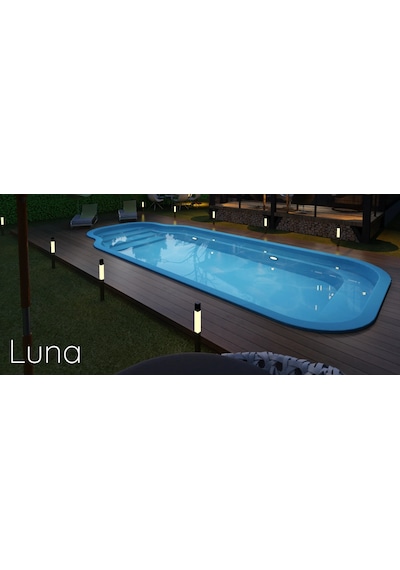 Fiber Hazır Havuz Luna Model 3,00 X 6,00 X 1,40 Mt - 14 M3 - Toptancıyızbiz
