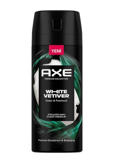 Axe Premium Collection White Vetiver Deodorant 150 Ml - 8 Adet Tarı