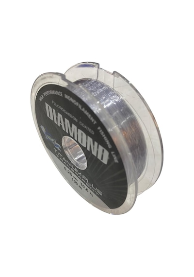 Bauer Diamond Titanium Plus 0.25 Mm 100 Mt Makara Misina - Renk: Füme 10,6 Kg