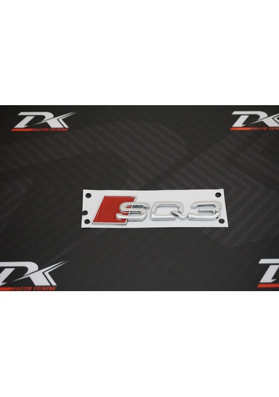 Audi Sq3 Bagaj Krom Metal 3M 3D Yazı Logo Amblem