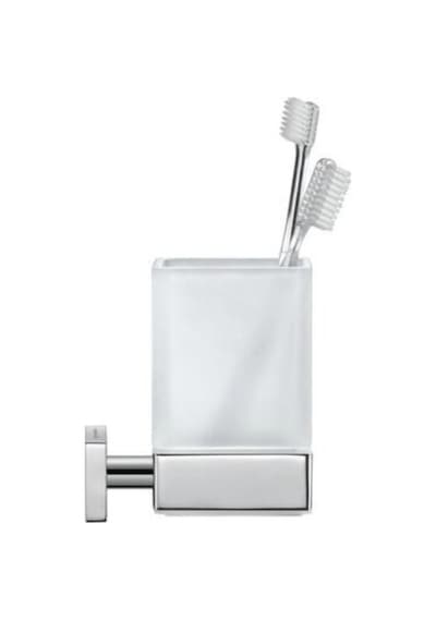 Duravit -karree Cam Diş Fırçalık Krom + Cam - 0099511000- Krom