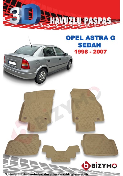 Opel Astra G Sedan 1998-2007 3D Bej Paspas Takımı Bizymo