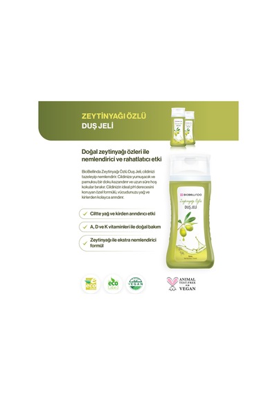 Doğal Bitki Özleriyle Duş Jeli Zeytinyağı Özlü 290 Ml Diğer