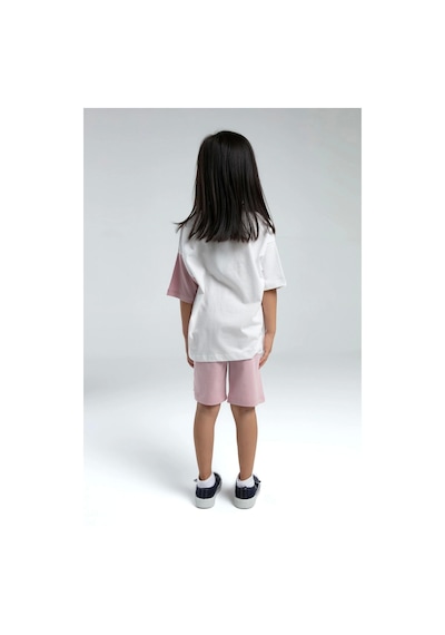 U.S. Polo Assn. Kız Garson Bermuda Takım - Soft Pembe Soft Pembe