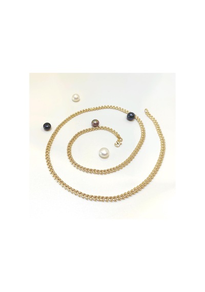 Altın Ürünler 50 CM 3 - 9 MM Başak Zincir Kolye