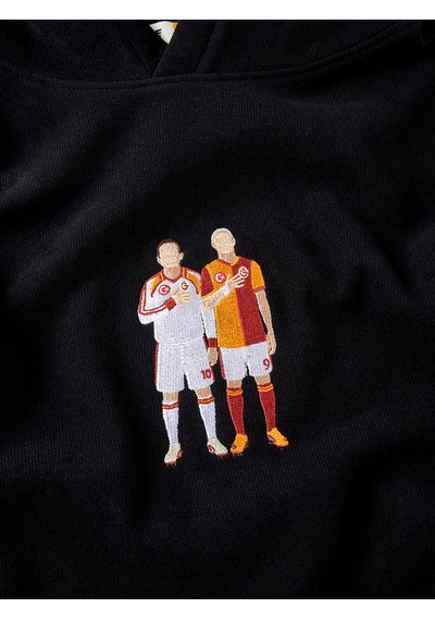 Gsstore Galatasaray & Reflect Studio Çocuk Legend Duo Hoodie Rsc2641 Siyah
