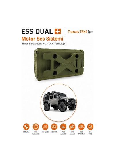 Ess Dual+ Çift Motor Ses Simülatörü Rc Araçlar İçin Gerçekçi Motor Sesleri