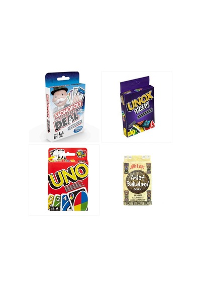 Unox/tlip/monopoly Deal Ve Anlat Bakalım 4lü Muhteşem Set