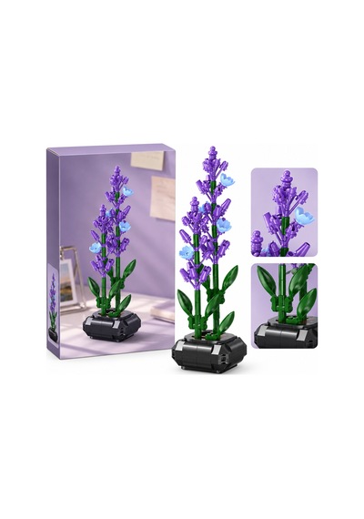 C59027w Saksılı Lavanta Model 205 Parça Block Oyuncak