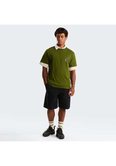 The North Face M Mountaın Logo Rlx Ss Tee-graphıc Erkek Tişört Nf0a8guubrı1 Yeşil