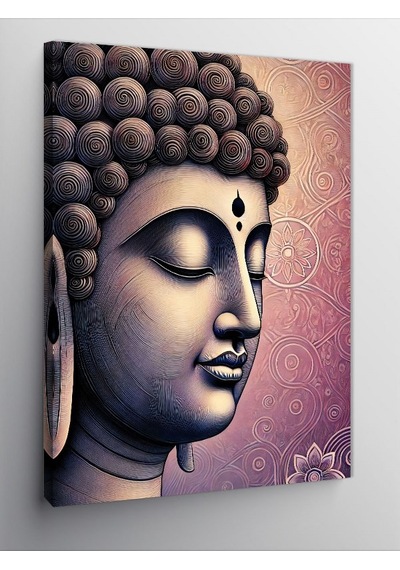 Kanvas Tablo Buda Ve Meditasyon Huzuru 50cmx70cm