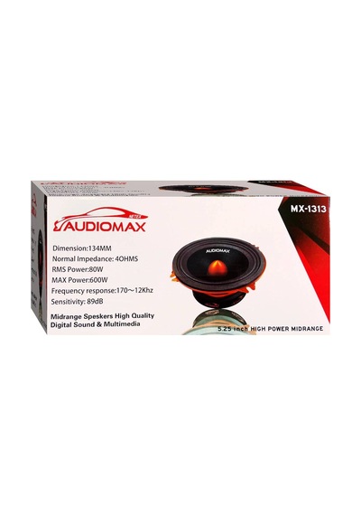 Audiomax 600 Watt 13 Cm Profesyonel 2'Li Midrange Hoparlör Takım