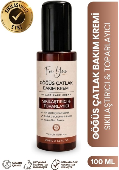 Göğüs Çatlak & Sıkılaştırıcı Bakım Kremi, Toparlayıcı Etkili Çatlak Kremi 100 Ml