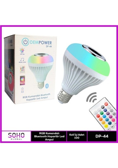 Dempower Müzikli Bluetooth Ampul